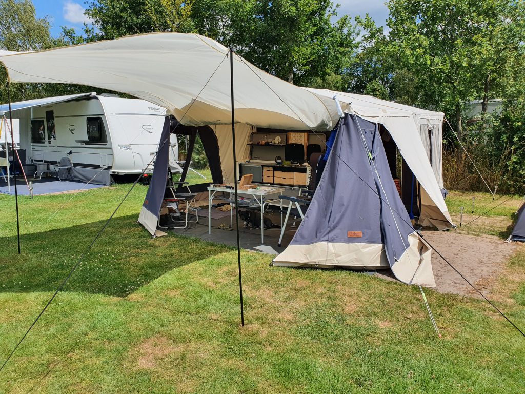 Eindelijk onze nieuwe vouwwagen gebruikt!